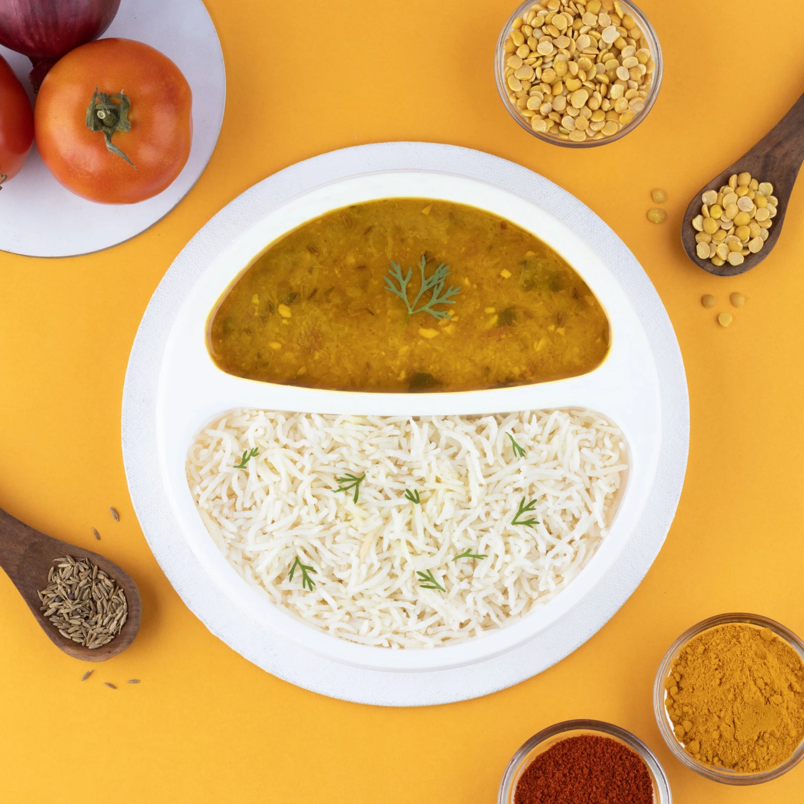 Curry de Lentilles Fendues
