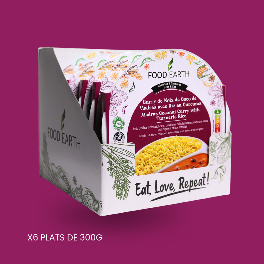 Curry De Noix de Coco de Madras Riz Curcuma